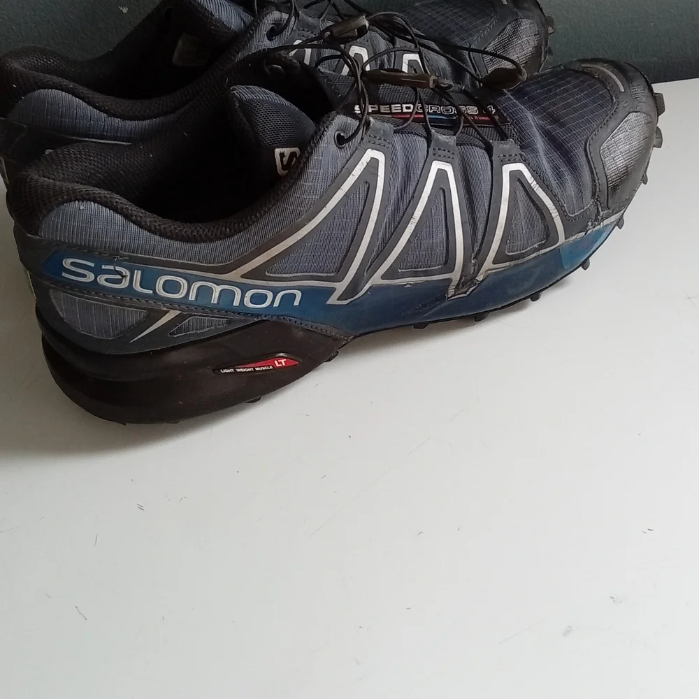 Salomon Speedcross 4 Trail Running Shoes Blue Black‎ Mens 383130